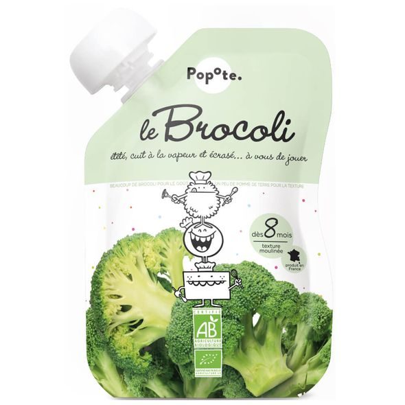 POPOTE KAPSIČKA BIO BROKOLICE 120 G - ZPRACOVANÉ SUROVINY - KRMENÍ