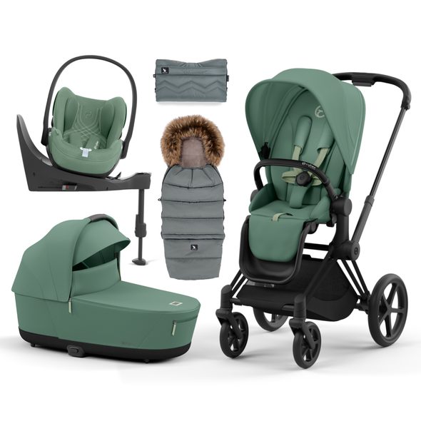 CYBEX PRIAM 4.0 2023 SADA ALL-IN 7V1 MATT BLACK PODVOZEK + POTAH SEZENÍ + KORBA LUX + CLOUD T PLUS + BASE T + ZIMNÍ SET COTTONMOOSE - TROJKOMBINACE - KOČÁRKY A PŘÍSLUŠENSTVÍ