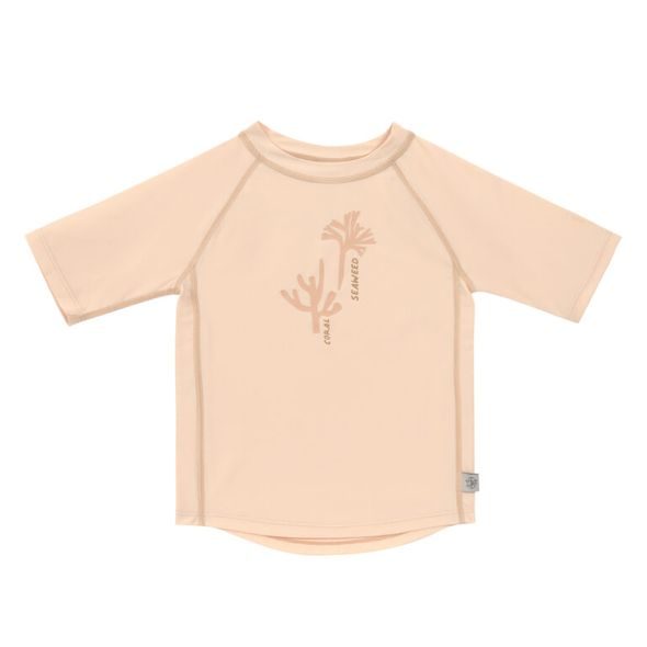 LÄSSIG SPLASH SHORT SLEEVE RASHGUARD CORALS PEACH ROSE 7-12M - UV OBLEČENÍ - PRO DĚTI