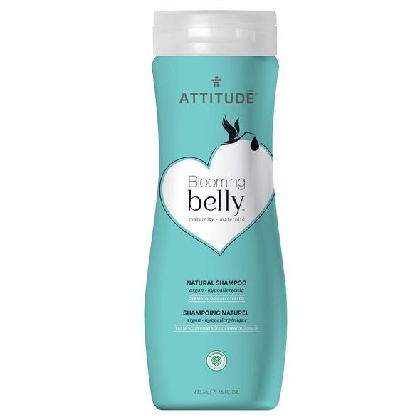 ATTITUDE PŘÍRODNÍ ŠAMPÓN BLOOMING BELLY NEJEN PRO TĚHOTNÉ S ARGANEM 473 ML - KOZMETIKA V TEHOTENSTVE - PRE MAMIČKY