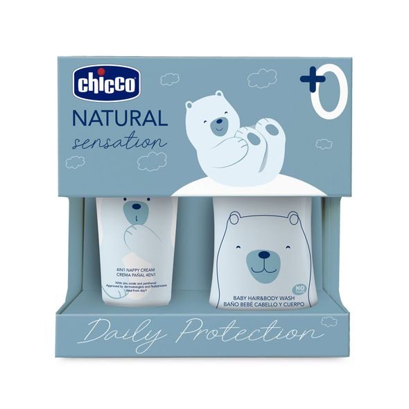 CHICCO SET DÁRKOVÝ KOSMETICKÝ NATURAL SENSATION - DAILY PROTECTION 0M+ - ŠAMPONY A KOSMETIKA - KOUPÁNÍ A ZDRAVÍ