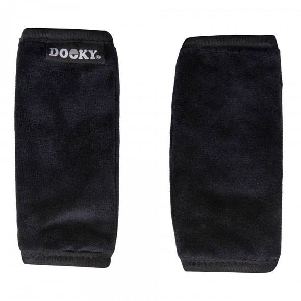 DOOKY CHRÁNIČ PÁSU SEATBELT PADS BLACK 2KS - POLSTROVÁNÍ PÁSŮ - AUTOSEDAČKY A PŘÍSLUŠENSTVÍ