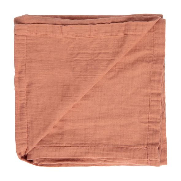 BEBE-JOU MUŠELÍNOVÁ PLENKA 100X100CM PURE COTTON PINK - ZAVINOVACÍ PLENY / OSUŠKY VELKÉ - PŘEBALOVÁNÍ