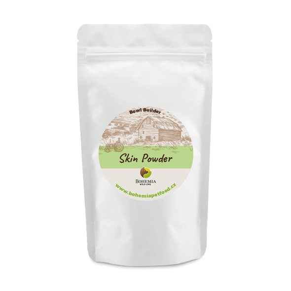 BOHEMIA WILD SKIN POWDER 500G - DOPLŇKY STRAVY PRO PSY - CHOVATELSKÉ POTŘEBY MALVÍKZOO