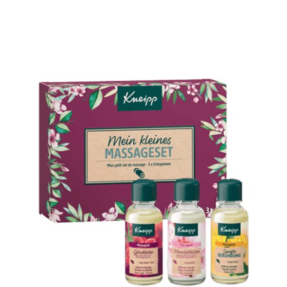 KNEIPP DÁRKOVÁ SADA TŘÍ MASÁŽNÍCH OLEJŮ 3 × 20 ML - KOSMETIKA PRO CELOU RODINU - PRO MAMINKY