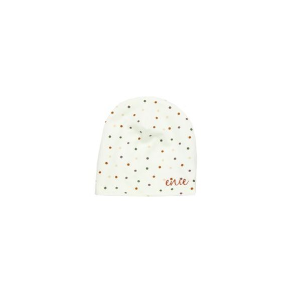 ENIE BABY DĚTSKÁ ČEPICE 6-9M DOTS CREME - ČEPIČKY A KLOBOUČKY - PRO DĚTI