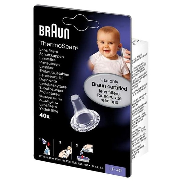 BRAUN LF40 THERMOSCAN NÁHRADNÍ KRYTY NA UŠNÍ TEPLOMĚRY - DOMÁCÍ LÉKÁRNA - KOUPÁNÍ A ZDRAVÍ