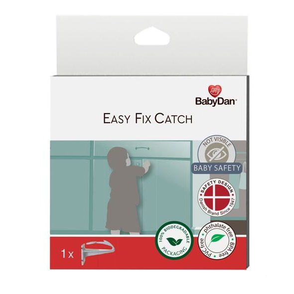 BABYDAN UNIVERZÁLNÍ UZÁVĚR LEPÍCÍ EASY FIX CATCH, BIO - BEZPEČNOST DĚTÍ V DOMÁCNOSTI - KOUPÁNÍ A ZDRAVÍ