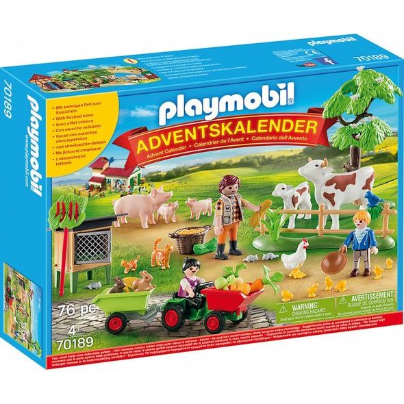 PLAYMOBIL PLAYMOBIL ADVENTNÍ KALENDÁŘ FARMA - ZVÍŘATA - PRO DĚTI