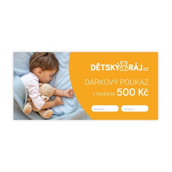 DÁRKOVÝ POUKAZ 500 KČ - PRO MAMINKY - SEZÓNNÍ KATEGORIE