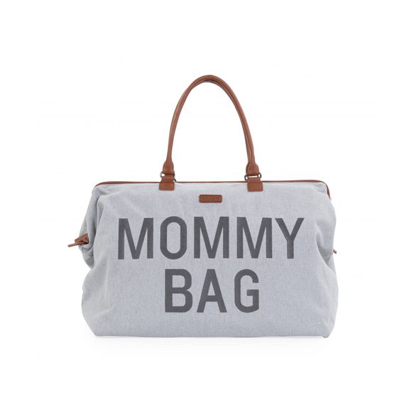 CHILDHOME PŘEBALOVACÍ TAŠKA MOMMY BAG CANVAS GREY - PŘEBALOVACÍ TAŠKY - KOČÁRKY A PŘÍSLUŠENSTVÍ