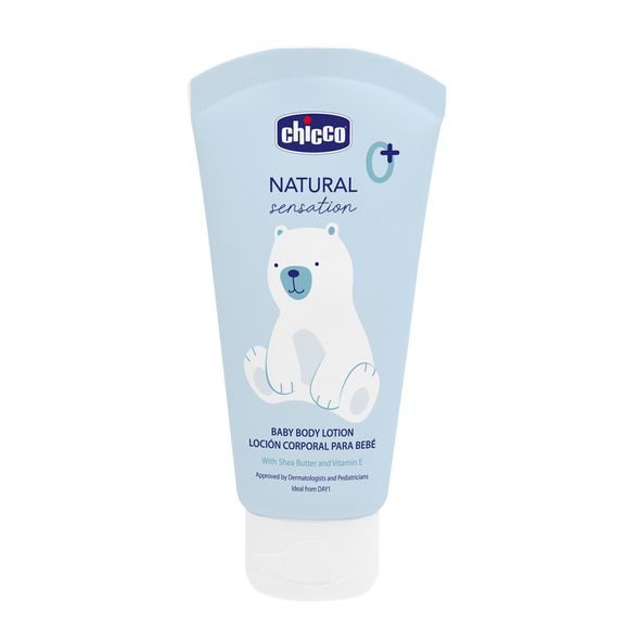 CHICCO MLÉKO TĚLOVÉ NATURAL SENSATION S BAMBUCKÝM MÁSLEM A VITAMINEM E 0M+ - ŠAMPONY A KOSMETIKA - KOUPÁNÍ A ZDRAVÍ