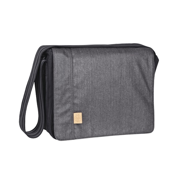 LÄSSIG CASUAL MESSENGER BAG TWILL BLACK - PŘEBALOVACÍ TAŠKY - KOČÁRKY A PŘÍSLUŠENSTVÍ