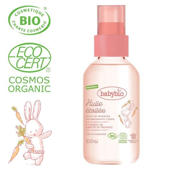 BABYBIO MASÁŽNÍ BIO OLEJÍČEK PRO MIMINKA OD NAROZENÍ 100 ML - ŠAMPONY A KOSMETIKA - KOUPÁNÍ A ZDRAVÍ