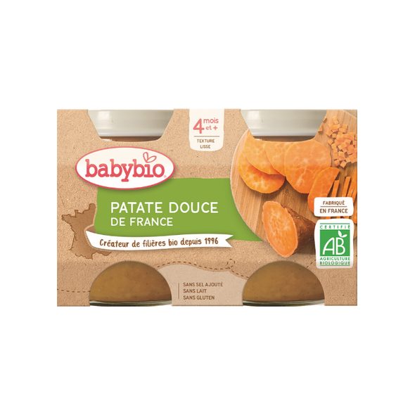 BABYBIO SLADKÉ BRAMBORY 2X130 G - MASO/ZELENINA - KRMENÍ