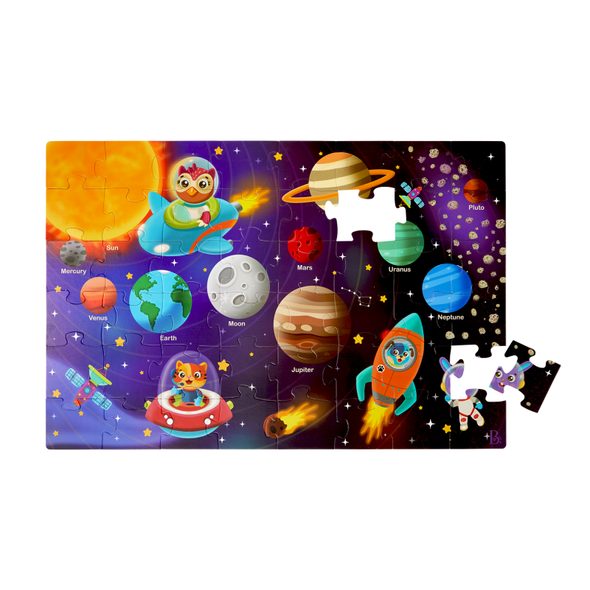 B-TOYS PUZZLE MAXI 48 KS SLUNEČNÍ SOUSTAVA - PUZZLE - PRO DĚTI