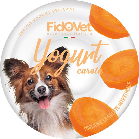 FIDOVET BOX MRKVOVÝ JOGURT 25G/12KS - DOPLŇKY STRAVY PRO PSY - CHOVATELSKÉ POTŘEBY MALVÍKZOO