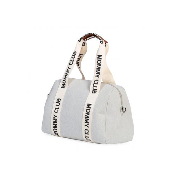 CHILDHOME PŘEBALOVACÍ TAŠKA MOMMY CLUB SIGNATURE CANVAS OFF WHITE - PŘEBALOVACÍ TAŠKY - KOČÁRKY A PŘÍSLUŠENSTVÍ