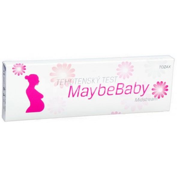 MAYBE BABY TĚHOTENSKÝ TEST MIDSTREAM 2V1 - TĚHOTENSKÉ TESTY - PRO MAMINKY