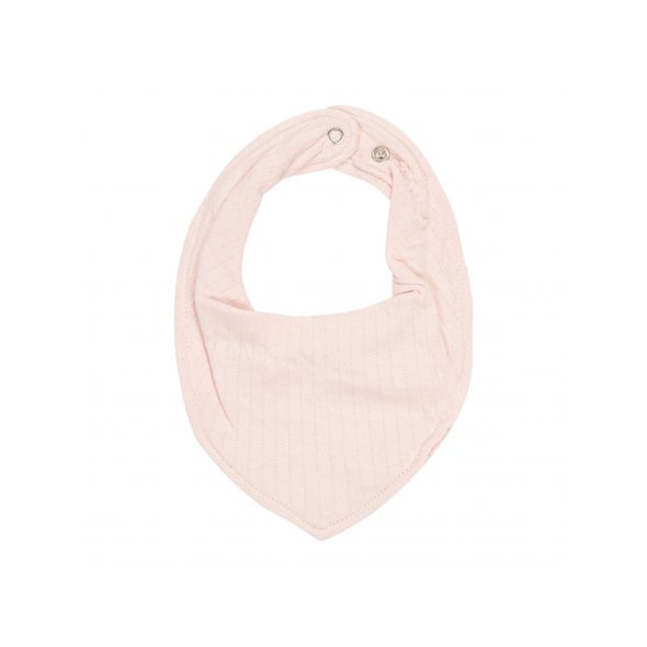 LITTLE DUTCH BRYNDÁČEK BANDANA PURE SOFT PINK - BRYNDÁKY - KRMENÍ