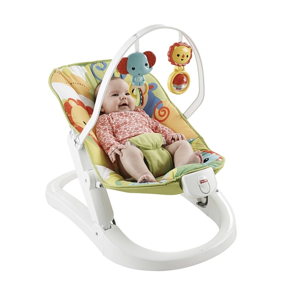 FISHER-PRICE® SKLÁDACÍ SEDÁTKO RAINFOREST - LEHÁTKA A HOUPADLA - SPINKÁNÍ