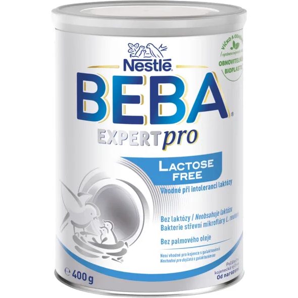 BEBA EXPERTPRO LACTOSE FREE 400 G - KOJENECKÁ MLÉKA - KRMENÍ