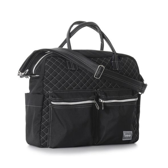 EMMALJUNGA CHANGING BAG DE LUXE CRYSTAL BLACK 2023 - BRAŠNE NA RUKOVÄŤ - KOČÍKY A PRÍSLUŠENSTVO