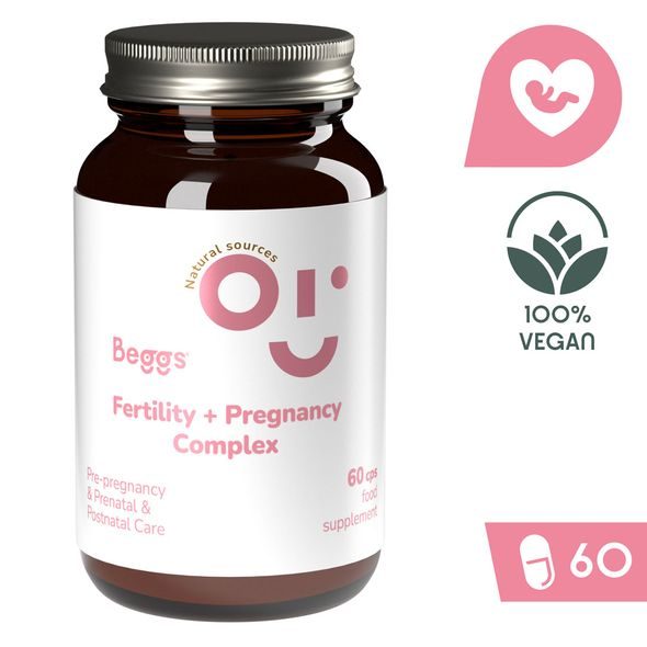 BEGGS FERTILITY + PREGNANCY COMPLEX (60 KAPSLÍ) - POTRAVINOVÉ DOPLŇKY - PRO MAMINKY