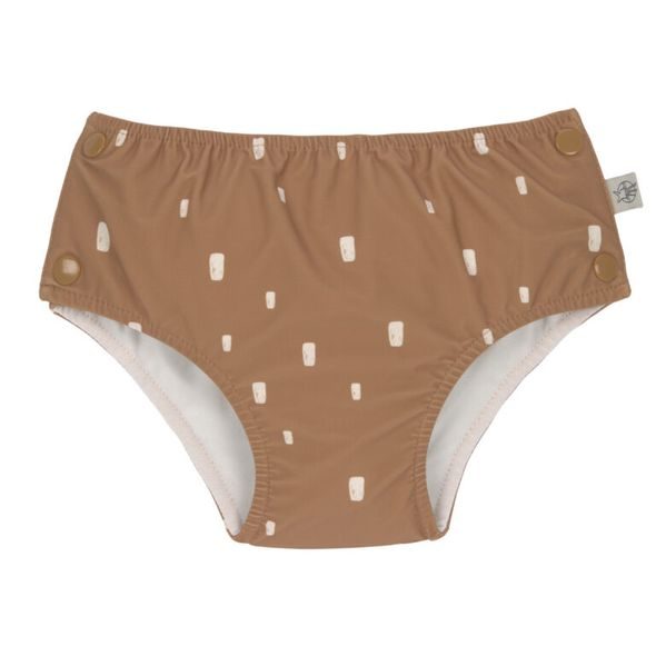 LÄSSIG SPLASH SNAP SWIM DIAPER BRICKS CARAMEL 7-12M - KOJENECKÉ PLAVKY - KOUPÁNÍ A ZDRAVÍ