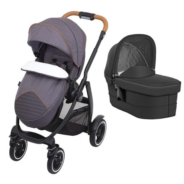 GRACO EVO XT IRON - DVOJKOMBINACE - KOČÁRKY A PŘÍSLUŠENSTVÍ