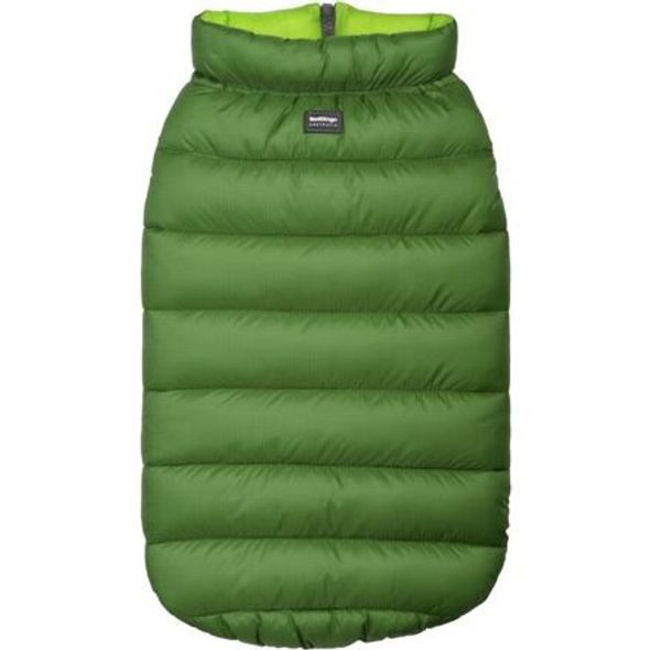 RED DINGO PUFFER JACKET – ZELENÁ / LIMETKOVÁ VELIKOST BUNDY 25 CM - KOMBINÉZY A BUNDY PRO PSY - CHOVATELSKÉ POTŘEBY MALVÍKZOO