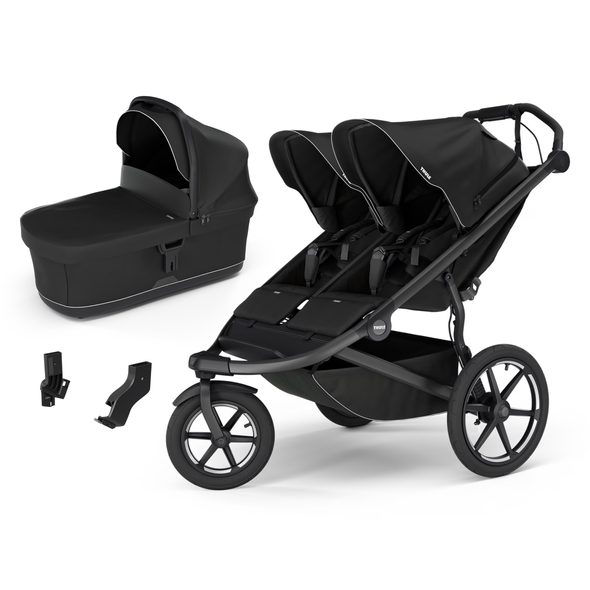 THULE URBAN GLIDE 3 DOUBLE + BASSINET 2024 - KOČÍKY PRE DVOJIČKY - KOČÍKY A PRÍSLUŠENSTVO