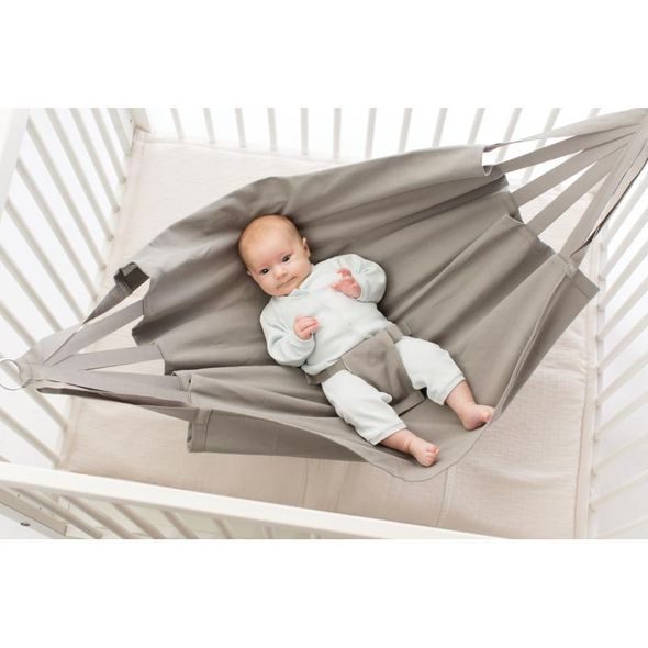 BABY HAMMOCK ZÁVĚSNÉ HOUPACÍ LŮŽKO PRO MIMINKO COL. 280 TAUPE - LEHÁTKA A HOUPADLA - SPINKÁNÍ