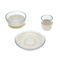 LÄSSIG DISH SET GLASS/SILICONE NATURE - MISKY, TALÍŘKY A PODLOŽKY - KRMENÍ