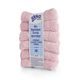 Kikko XKKO Organic BIO bavlněné froté ubrousky 21x21 Baby Pink