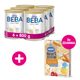 BEBA 6x COMFORT 2 (800g) + ZDARMA 3x Mléčná obilná kaše Jablko-Mrkev (250g)
