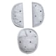 Dooky chránič pásu Universal Pads Light Grey Crowns