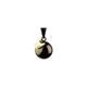 BABYLONIA BOLA Black with gold bird charm