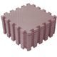 Baby Dan hrací podložka puzzle Dusty Rose 90x90 cm