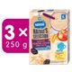 Nestlé NATURE’S SELECTION Mléčná obilná kaše Jablko-švestka 3x250g - EXPIRACE 31.12.2021