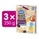 Nestlé Mléčná kaše Pšenično Ovesná Jablko Švestka (3x250g) EXPIRACE 30.1.2023
