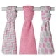 Kikko Bambusové pleny XKKO BMB 70x70 Scandinavian Baby Pink MIX 3ks