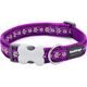 Red Dingo Obojek RD 15 mm x 24-37 cm - Daisy Chain Purple