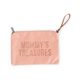 Childhome Pouzdro na zip s poutkem Pink Copper