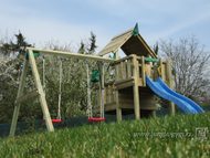 Jungle Cubby s houpačkou Swing Module X´tra