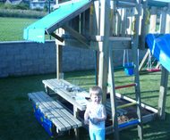 Piknikový modul u hřiště Chalet