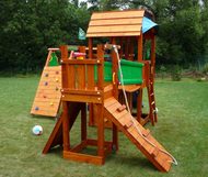 Jungle Barn s moduly Climb a Bridge a Playhouse