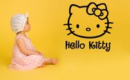 Samolepky na zeď - Hello Kitty