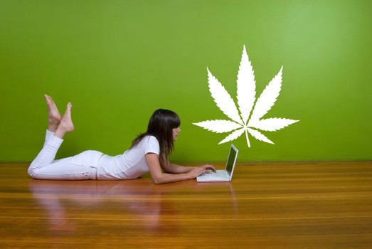 Šablony na zeď - Marihuana
