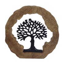 Strom života mango/kov O0332 - 30 × 2 × 30 cm
